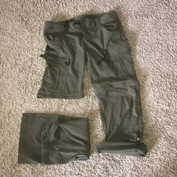 Green quick drying pants by Prana, size 6 - Picture 3 of 4